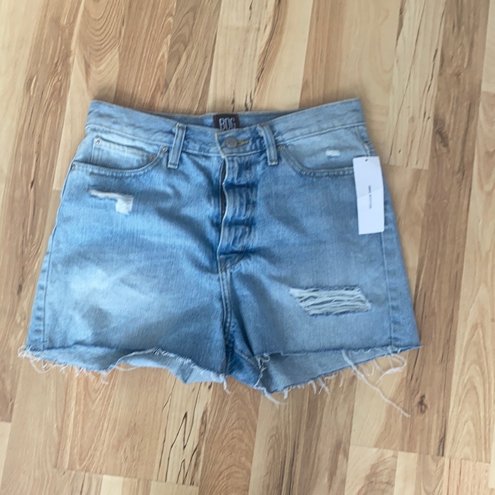 High Rise Jean Shorts